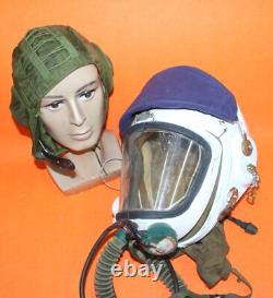 Mig Pilot High Altitude Helmet Pull down Sunvisor, Anti-gravity flight Suit 01