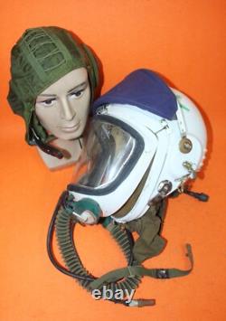 Mig Pilot High Altitude Helmet Pull down Sunvisor, Anti-gravity flight Suit 01