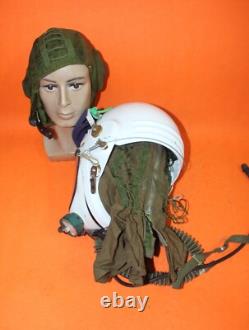 Mig Pilot High Altitude Helmet Pull down Sunvisor, Anti-gravity flight Suit 01