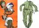 Mig Pilot High Altitude Helmet Pull down Sunvisor, Anti-gravity flight Suit