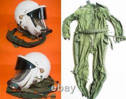 Mig Pilot High Altitude Helmet Pull down Sunvisor, Flight Suit 1#