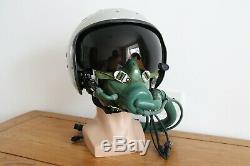 Militaria Aviator Air Force Fighter Pilot Flight Helmet, Aviation Flight Helmet