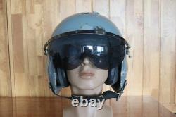 Militaria Collection Retired Chinese Pilot Flight Helmet, Black Sunvisor, 1#/58-60