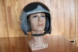 Militaria Collection Retired Chinese Pilot Flight Helmet, Black Sunvisor, 1#/58-60