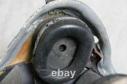 Militaria Collection Retired Chinese Pilot Flight Helmet, Black Sunvisor, 1#/58-60