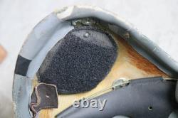 Militaria Collection Retired Chinese Pilot Flight Helmet, Black Sunvisor, 1#/58-60