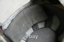 Militaria Collection Retired Chinese Pilot Flight Helmet, Black Sunvisor, 1#/58-60