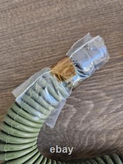 Military Pilot Flight Helmet CAL-MIL Model AD10P0B9B Sz 7-71/8 With Oxygen Mask