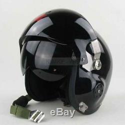 Motorcycle/Scooter helmet & Air force Jet Pilot flight helmet Black