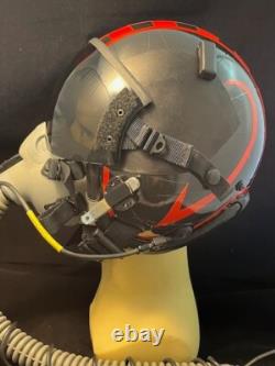 NAVY VF-24 SQUADROM F-14 TOMCAT PILOT FLIGHT HELMET HGU-55/p GENTEX