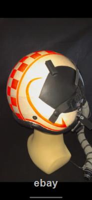 NAVY VF-24 SQUADROM F-14 TOMCAT PILOT FLIGHT HELMET HGU-55/p GENTEX