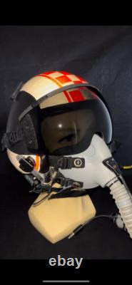 NAVY VF-24 SQUADROM F-14 TOMCAT PILOT FLIGHT HELMET HGU-55/p GENTEX