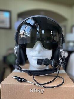 NEW CUSTOM HGU55 BALLISTIC XL PILOT FLIGHT HELMET HGU 55 With WARRANTY