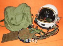 NEW High Altitude Sealed Pilot Helmet /1#/(bag+Cap) flight suit $900