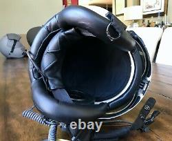 NOS GENTEX HGU 84 PILOT FLIGHT HELMET HGU with Dual Lens SPH ANVIS Visor and Bag