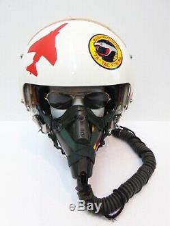 Named 1970's USAF F-4 Phantom Pilot's Flight Helmet MBU-5/P Oxygen Mask 78th TFS