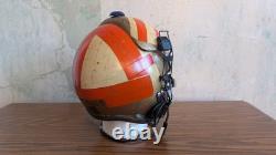 Named MSA Aph-5 Navy Pilots Flight Helmet Sz L with Helmet Bag & Ms22001 Hardshell