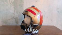 Named MSA Aph-5 Navy Pilots Flight Helmet Sz L with Helmet Bag & Ms22001 Hardshell