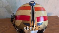 Named MSA Aph-5 Navy Pilots Flight Helmet Sz L with Helmet Bag & Ms22001 Hardshell