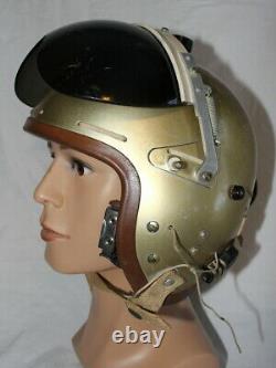 Named USAF MB-4 Flight Helmet F-102 F-101 F-100 Pilot Flying Jet Cold War P-4B