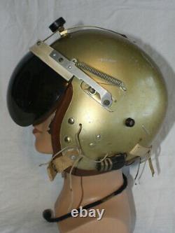 Named USAF MB-4 Flight Helmet F-102 F-101 F-100 Pilot Flying Jet Cold War P-4B