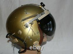 Named USAF MB-4 Flight Helmet F-102 F-101 F-100 Pilot Flying Jet Cold War P-4B