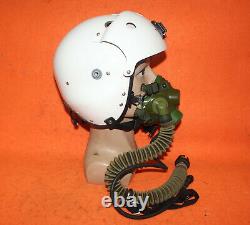 Navy Fighter Pilot Aviation Flight Helmet Oxygen Mask 0707