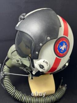 Navy Topgun Istructor Pilot Flight Helmet Hgu-33 Gentex With Mbu-12 Oxygen Mask