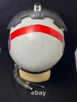 Navy Topgun Istructor Pilot Flight Helmet Hgu-33 Gentex With Mbu-12 Oxygen Mask