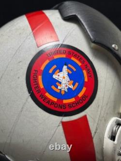 Navy Topgun Istructor Pilot Flight Helmet Hgu-33 Gentex With Mbu-12 Oxygen Mask