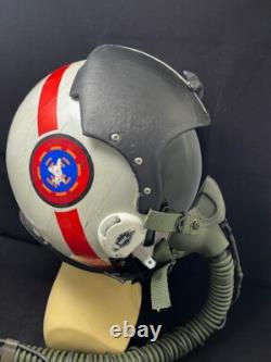 Navy Topgun Istructor Pilot Flight Helmet Hgu-33 Gentex With Mbu-12 Oxygen Mask
