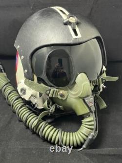 Navy Topgun Istructor Pilot Flight Helmet Hgu-33 Gentex With Mbu-12 Oxygen Mask