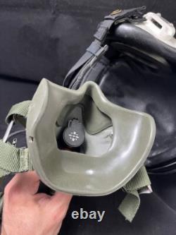 Navy Topgun Istructor Pilot Flight Helmet Hgu-33 Gentex With Mbu-12 Oxygen Mask