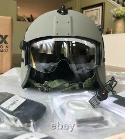 New 2020 Hgu56 Gentex Pilot Flight Helmet Loaded Cep Kit Helicopter Hgu Small