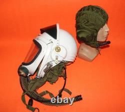 New Air Force Mig Pilot High Altitude Stunt Flight Helmet Flight Hat $349