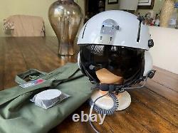 New Anvis 6 Sph5 Dual Visor Helicopter Pilot Flight Helmet Civilian Gentex