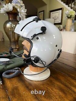 New Anvis 6 Sph5 Dual Visor Helicopter Pilot Flight Helmet Civilian Gentex