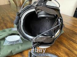 New Anvis 6 Sph5 Dual Visor Helicopter Pilot Flight Helmet Civilian Gentex