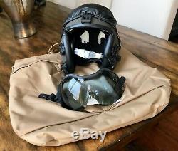 New Complete Hgu84p Gentex Large Pilot Flight Helmet & Hgu 84 Bag