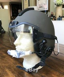 New Complete Hgu84p Gentex Large Pilot Flight Helmet & Hgu 84 Bag