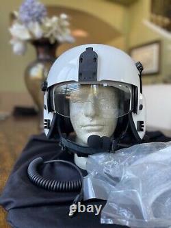 New Gentex Hgu 56p Large Helicopter Pilot Flight Helmet, Mfs, Rails Bag Hgu56