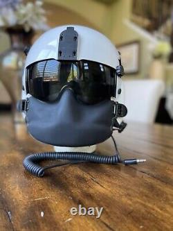 New Gentex Hgu 56p Large Helicopter Pilot Flight Helmet, Mfs, Rails Bag Hgu56