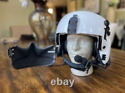 New Gentex Hgu 56p Large Helicopter Pilot Flight Helmet, Mfs, Rails Bag Hgu56