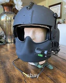 New Gentex Hgu 56p Medium Helicopter Pilot Flight Helmet Mfs Nvg Mount & Bag