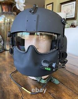 New Gentex Hgu 56p Medium Helicopter Pilot Flight Helmet Mfs Nvg Mount & Bag