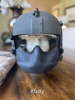 New Gentex Hgu 56p XL Helicopter Pilot Flight Helmet Mfs Cobra Lip Light Hgu56