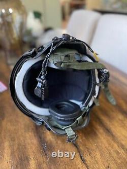 New Gentex Hgu 56p XL Helicopter Pilot Flight Helmet Mfs Cobra Lip Light Hgu56