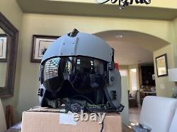 New Gentex Hgu56p Large Helicopter Pilot Flight Helmet Mfs Face Shield & Nvg 56