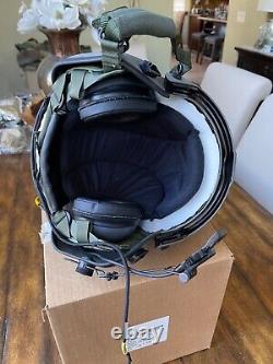 New Gentex Hgu56p Large Helicopter Pilot Flight Helmet Mfs Face Shield & Nvg 56