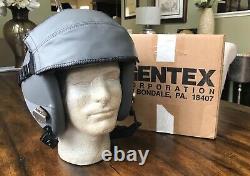 New Hgu55 55 Gentex XL Pilot Flight Helmet & Bag Hgu